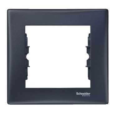 Рамка 1-місна горизонтальна графіт Schneider SDN5800170