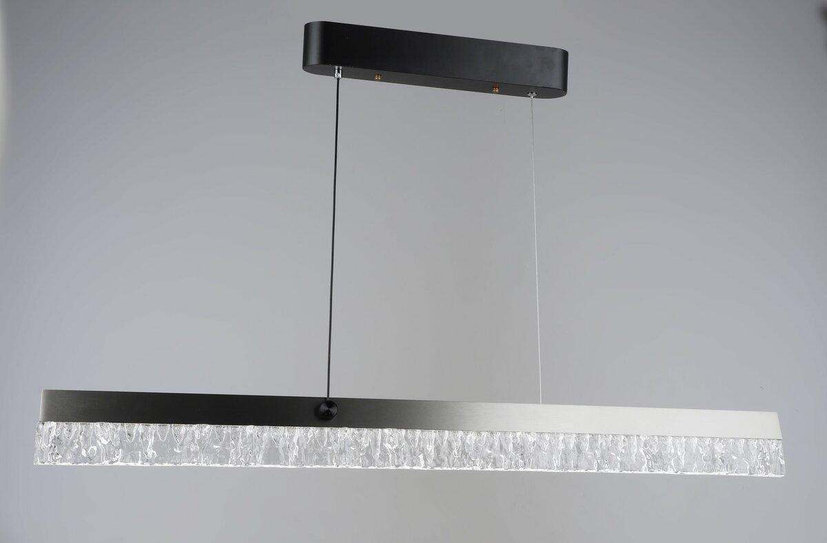 Подвесная люстра с светодиодами B YH1362/80W BK+GRAY
