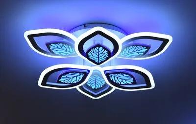 Люстра стельова VALESO 55602/3+3 біла, LED