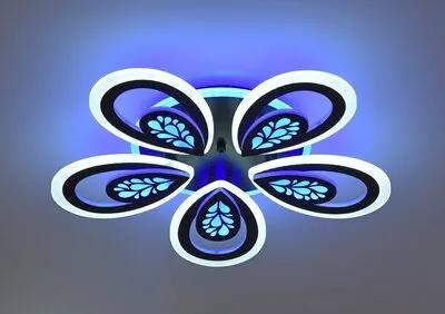 Люстра стельова VALESO 55594/5 чорна, LED