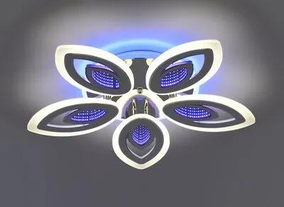 Люстра стельова VALESO 55525/5 біла + хром, LED
