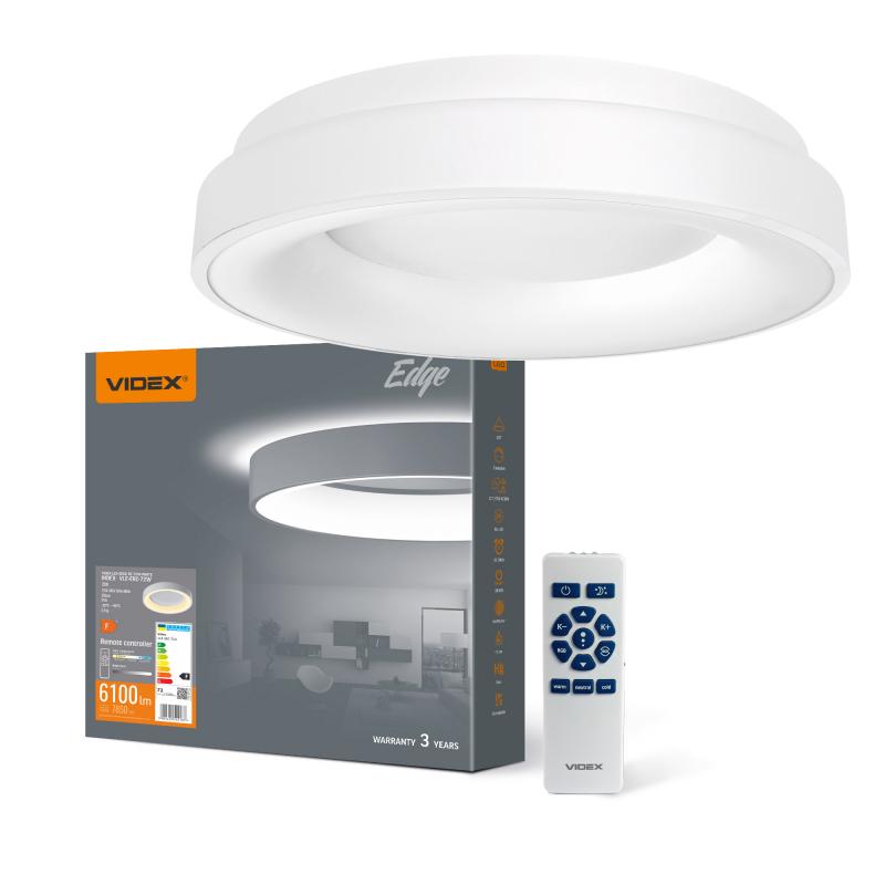 LED світильник VIDEX EDGE-RC-72W-WHITE (VLE-ERC-72W)