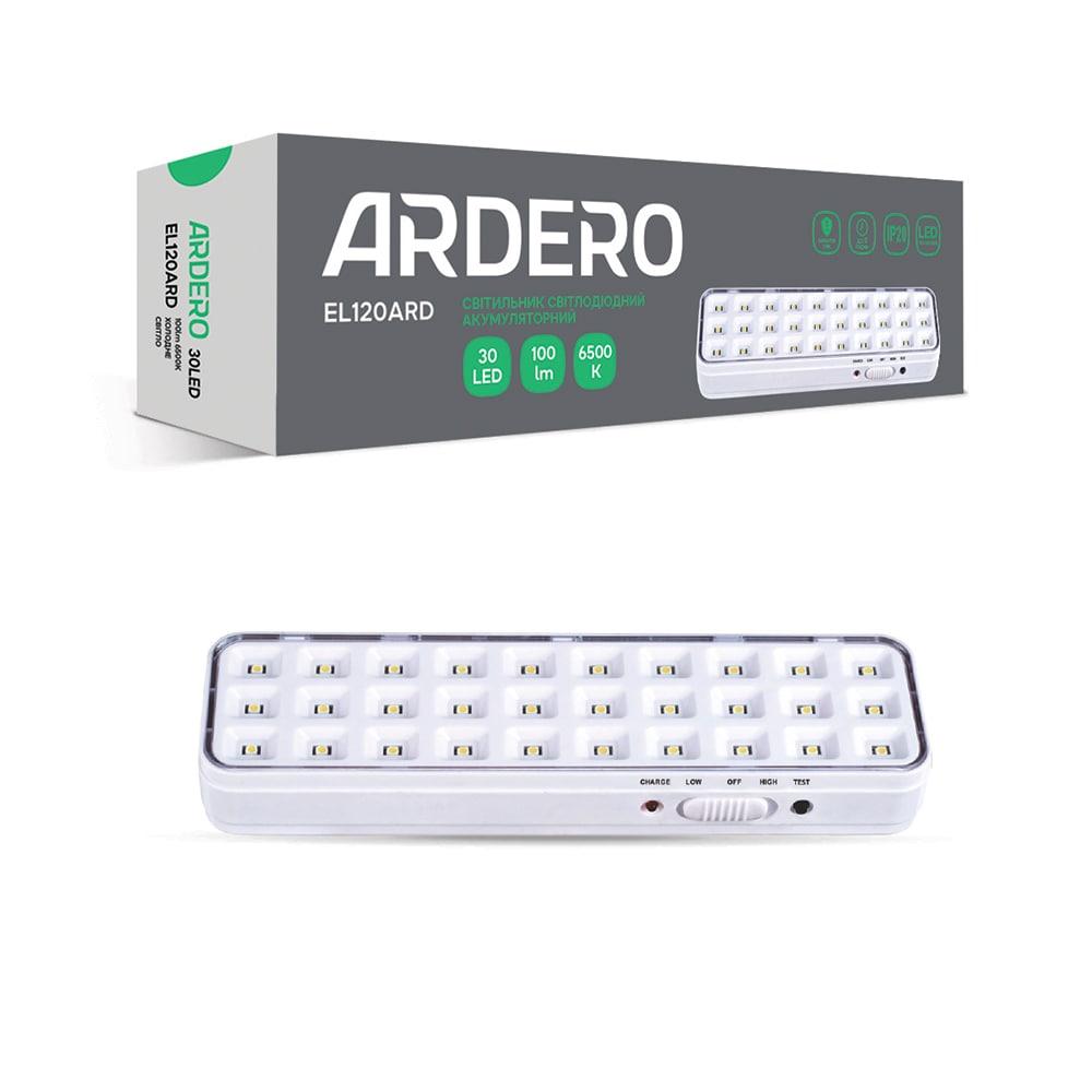 Аккумуляторный фонарь Ardero EL120ARD 2Вт 6500K