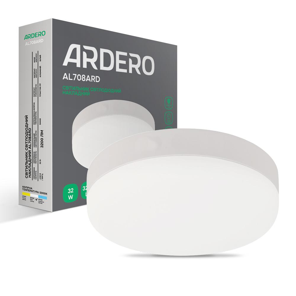 Накладной светильник Ardero AL708ARD 32Вт 5000К IP20 белый