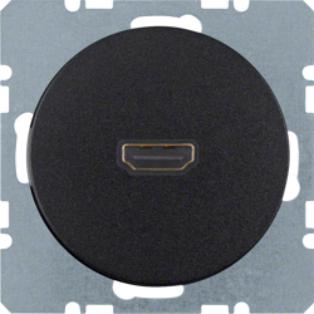 HDMI-розетка, чорна, R.x
