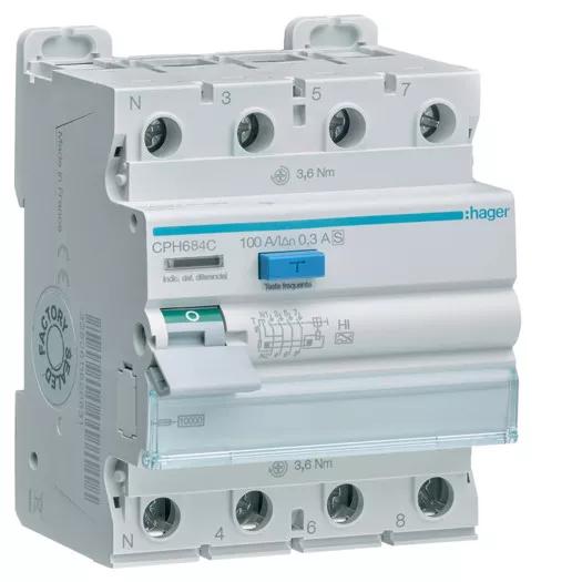 ПЗВ 4P 10kA 100A 300mA A-Hi S