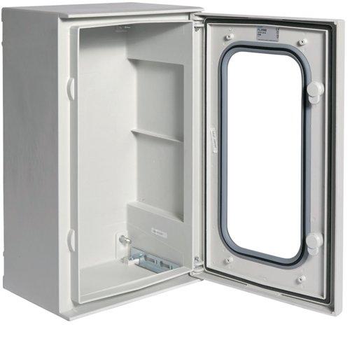 Шафа з поліестру ORION Plus, IP65, прозорі двері, 500X300X200мм