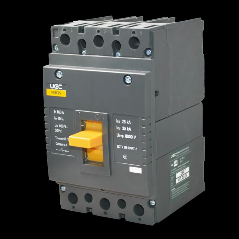 Автоматический выключатель PCB35 3P 160А 35кА UEC