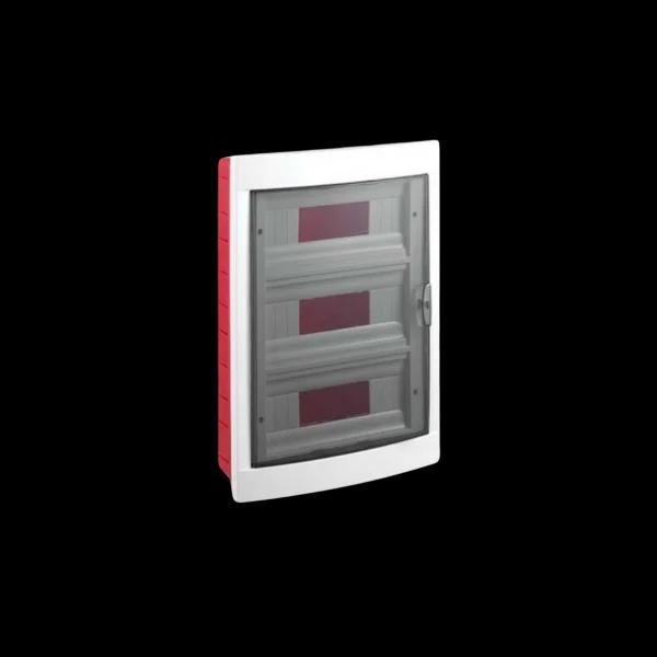 Корпус пластиковый ЩРВ-П-36 мод. 3 ряда встроенный 285х447х100 IP40 UEC