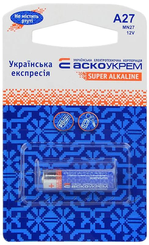 Батарейка лужна A27.MN27.BP1 (blister 1)