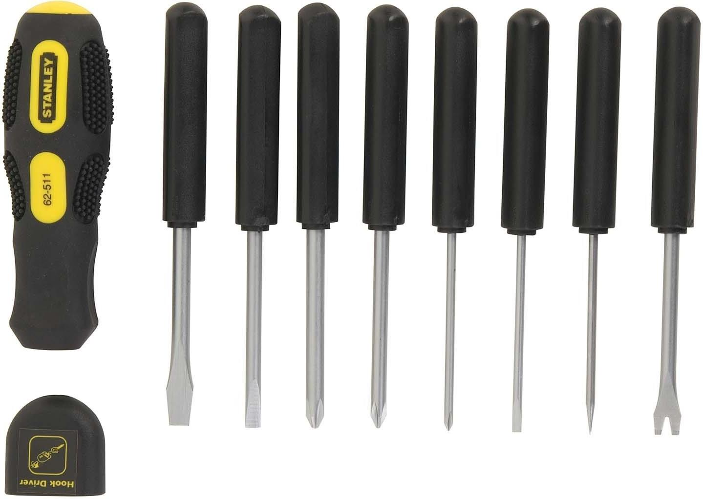 Викрутка STANLEY "Multifunctional" з насадками 9 шт