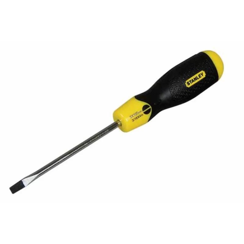 Отвёртка плоская STANLEY Cushion Grip SL5 x 75 мм