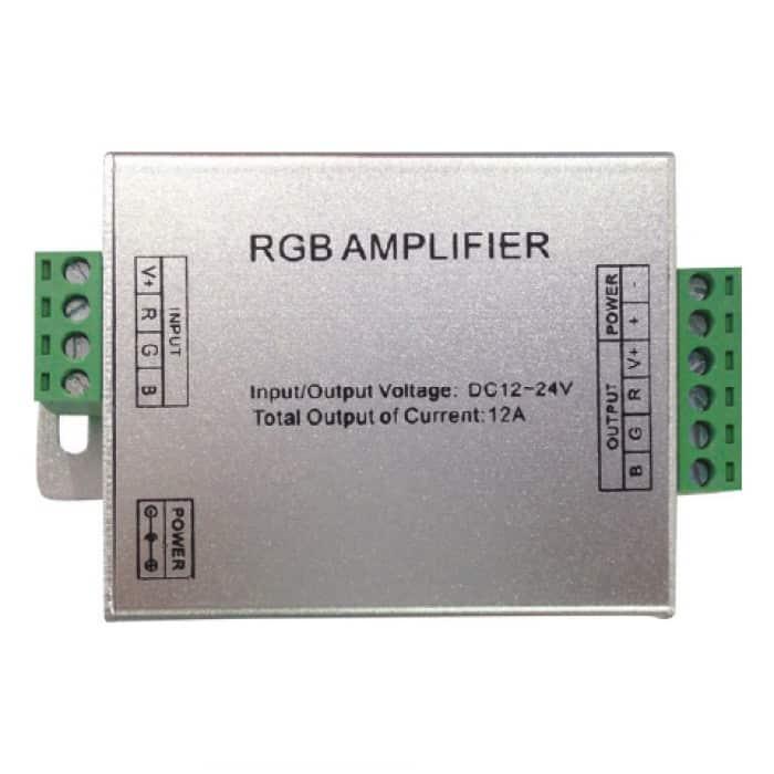 Підсилювач світлодіодної стрічки RGB AMPLIFIER 12A