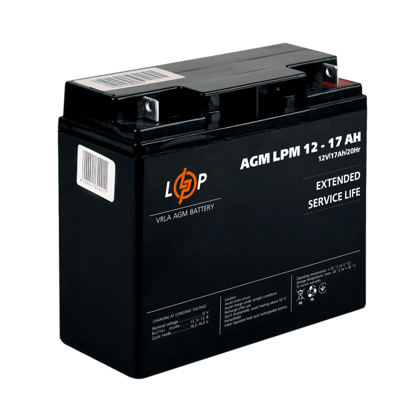 Аккумулятор AGM LPM 12V - 17 Ач для Mercedes
