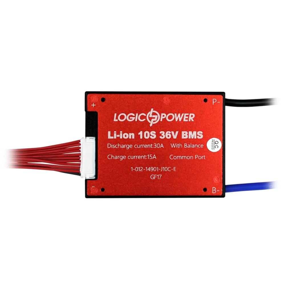 Плата BMS LP Li-ion 36V 10S Dis 30A Ch 15A