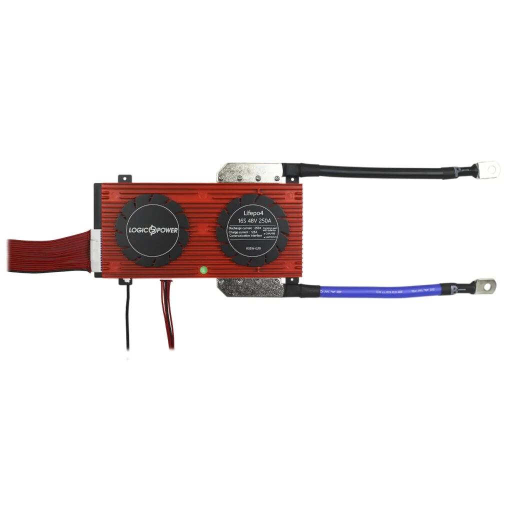 Умная плата BMS LP LiFePO4 48V 16S Dis 250A Ch 125A UART+RS485+CAN