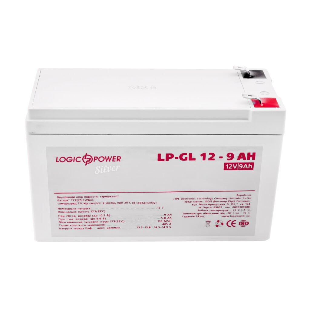 Гелевый аккумулятор LP-GL 12V - 9 Ач Silver