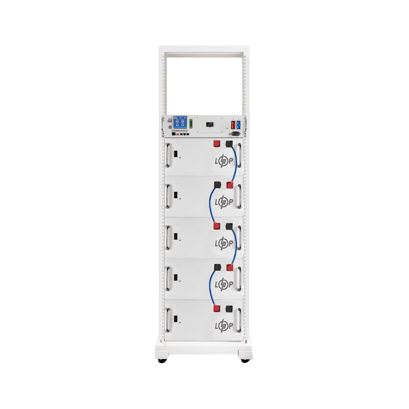 Акумулятор LP LiFePO4 Battery HVM 256V 280Ah (71680Wh) BMS 125А AB Lrack white