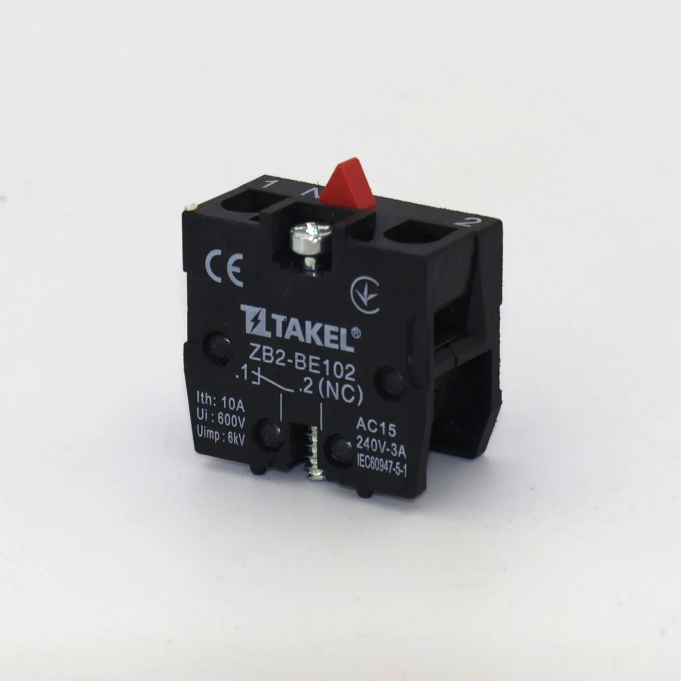 Блок-контакт ZB2-BE 102 (NC) для монтажа XB2 в корпусе поста