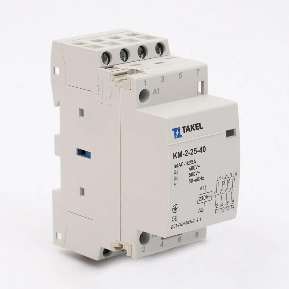 Контактор модульный КМ-2-25-40 25А 4NO TAKEL