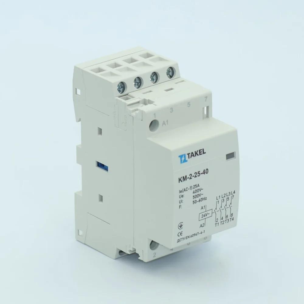 Контактор модульный КМ-2-25-40 25А 4НО 24В AC TAKEL