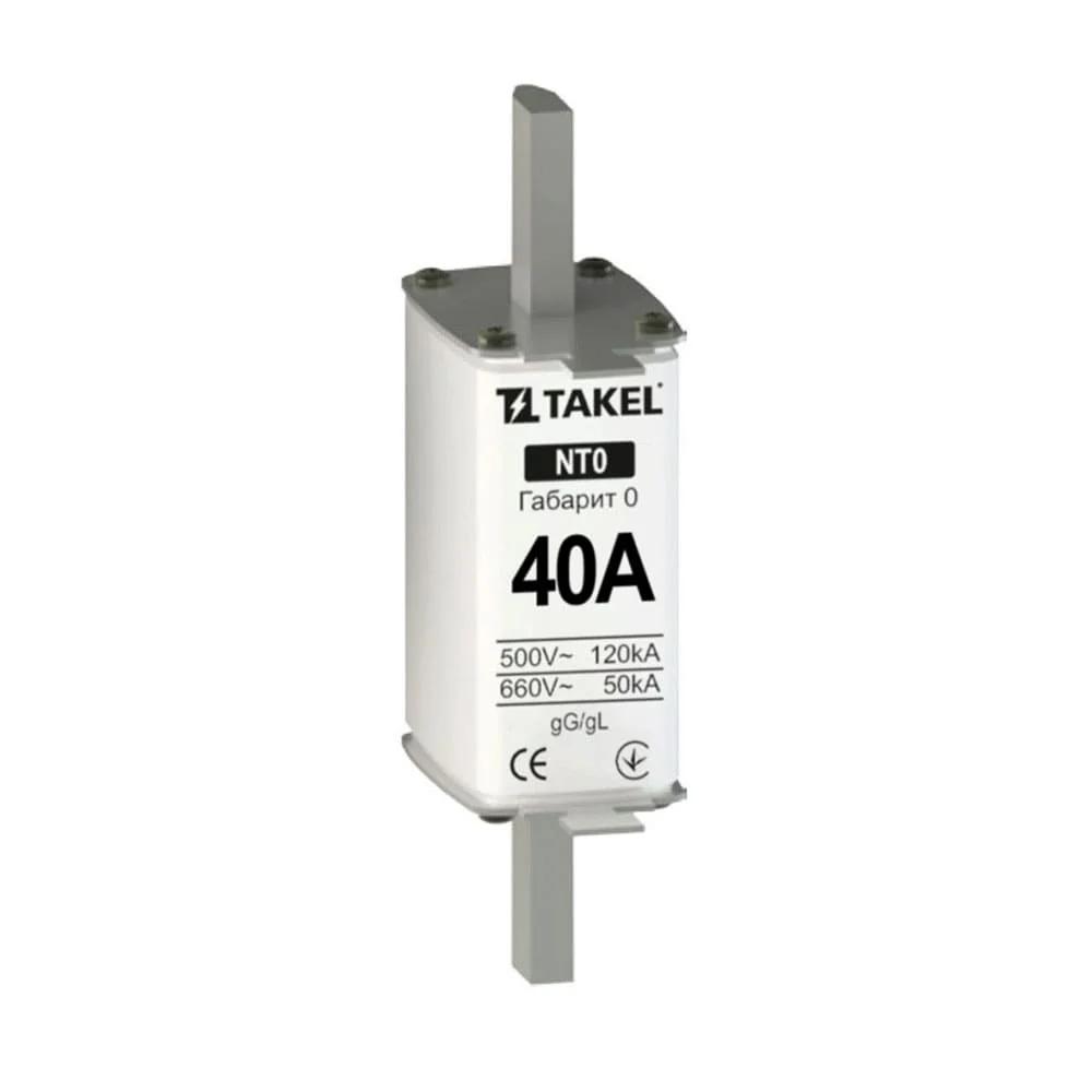 Плавкая вставка предохранителя NT0 40А TAKEL