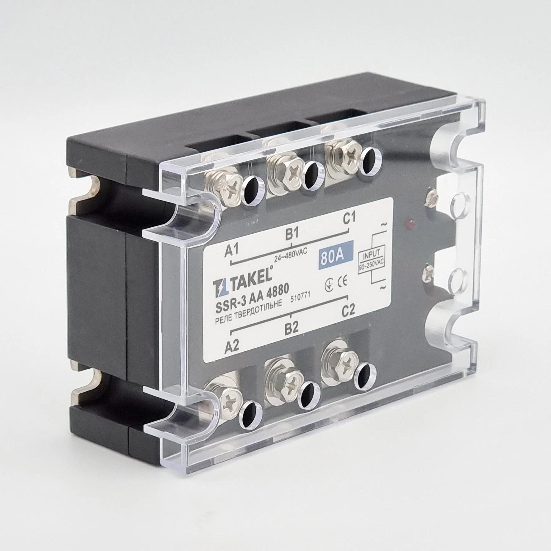 Реле твердотельное SSR-3 АA4880 80А TAKEL