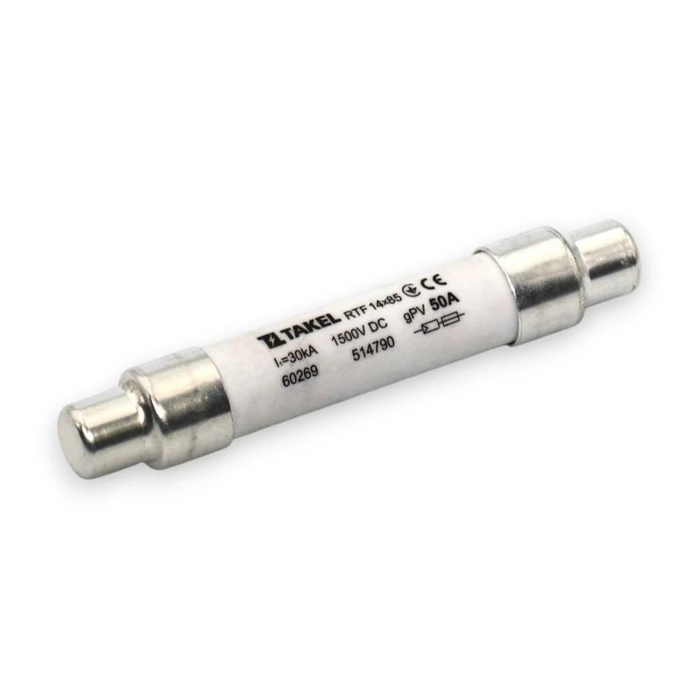 Плавкая вставка предохранителя RTF 14х85 50А 1500В DC TAKEL