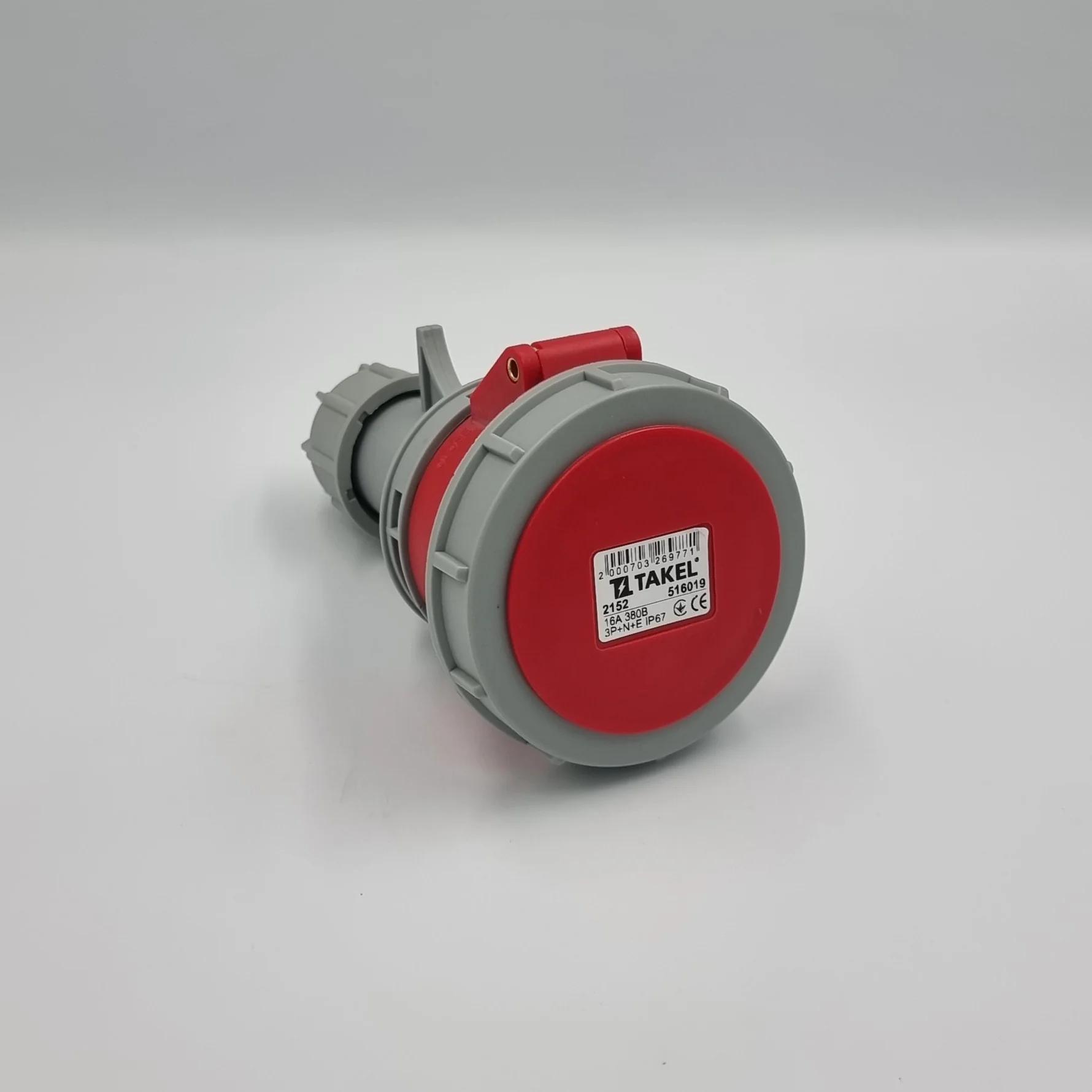 Розетка переносная 2152 16А 380В 3Р+N+Е IP67 Argent TAKEL
