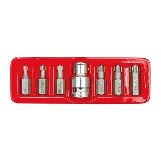 Набор насадок отверток VOREL 1/2 TORX T25-55 7 шт.