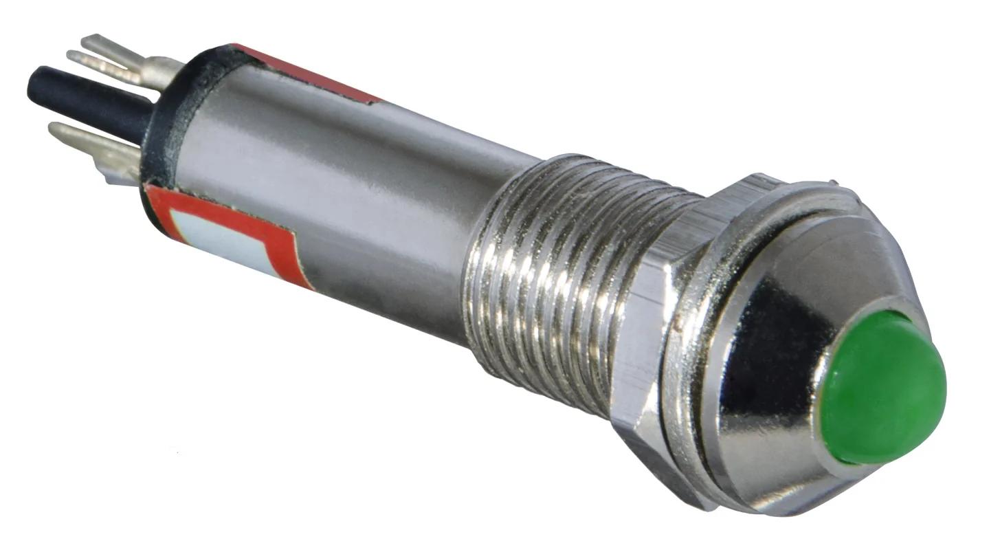 Сигнальна арматура AD22B-8 зелена 220V AC