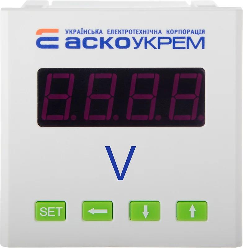 Цифровой AC вольтметр 600В 80х80 модель ЦВ-8