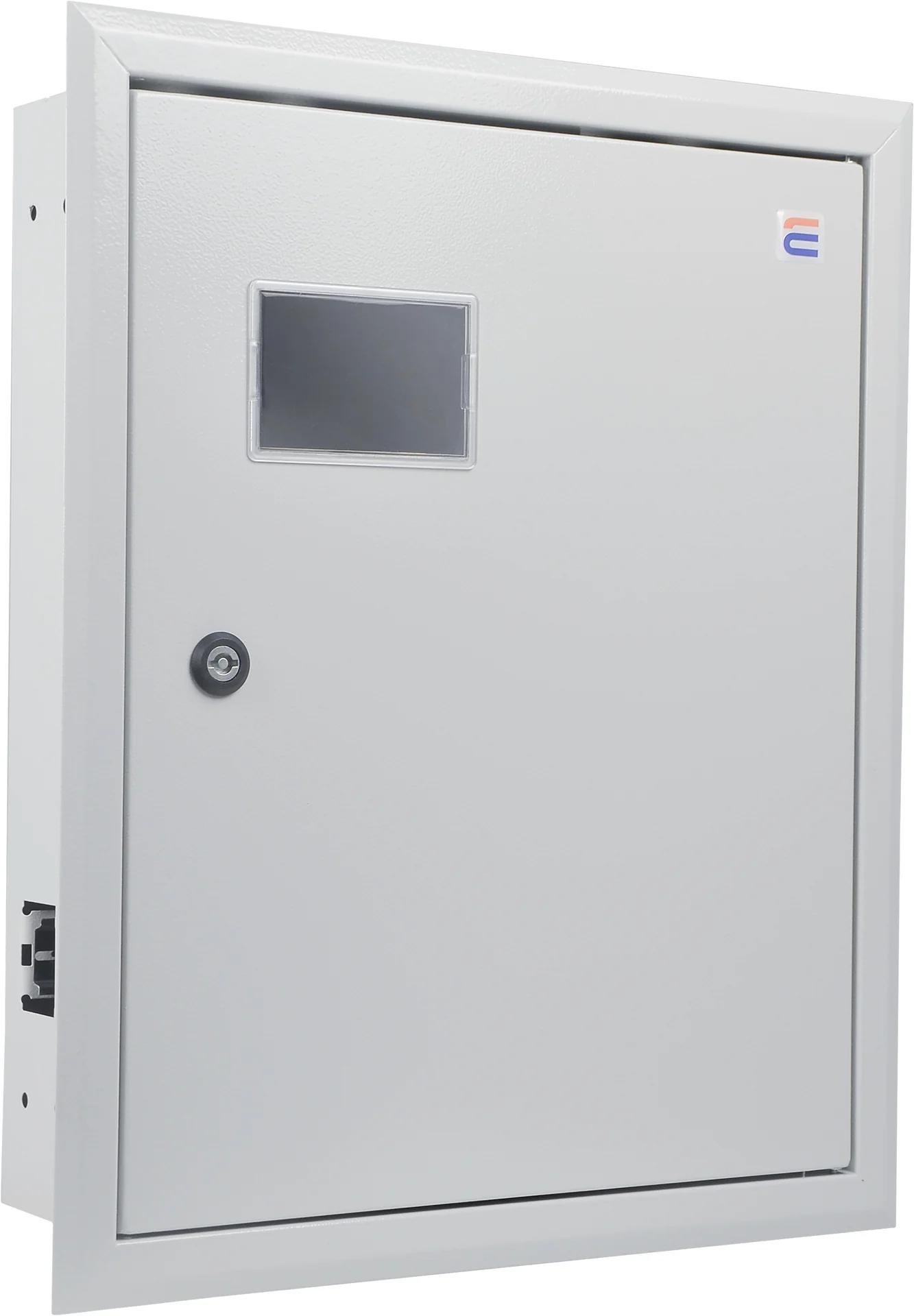 Корпус учета металлический 27 модулей 3 ряда, встроенный IP31, серии UBox