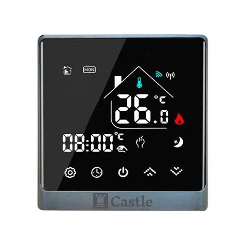 Терморегулятор Castle AC8400G Чорний-Срібло