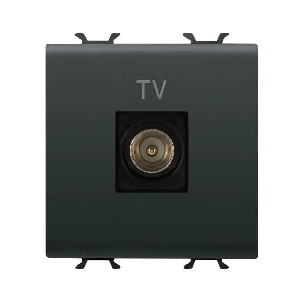 Розетка TV Chorusmart MALE CONN 9.5mm 2M черный GEWISS
