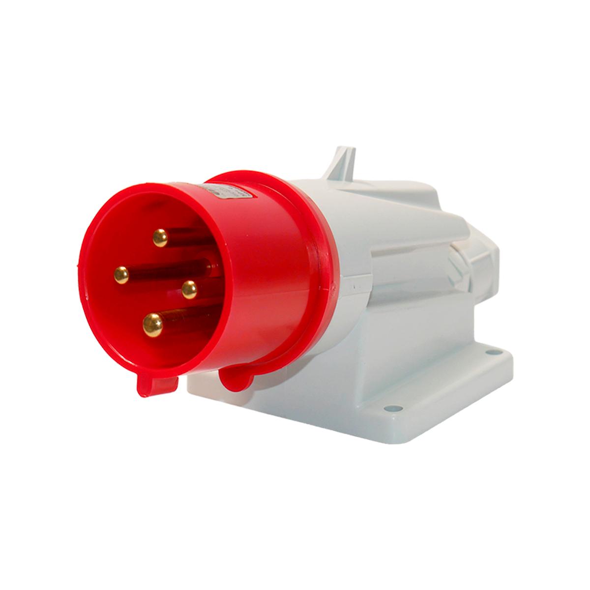 Вилка стаціонарна 90° IEC 309 HP IP44 3P+E 32A 400V 6H GEWISS