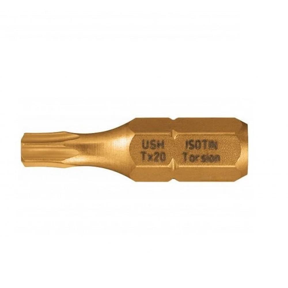 Насадка отверточная с титановым покрытием USH 1/4 TORX T25 х 25 мм 10 шт.