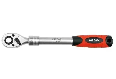 Тріщатка 1/2" телескопічна YATO 305-445 мм 72 зубці