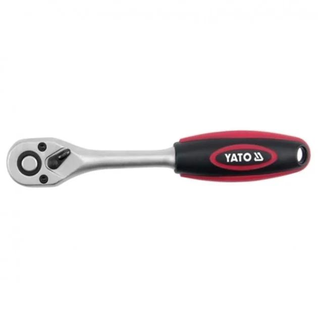 Тріщатка 1/4" YATO 148 мм 72 зубці