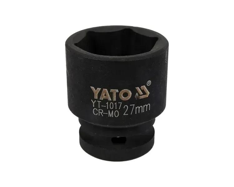 Головка торцева ударна шестигранна YATO 1/2" М27 х 43 мм