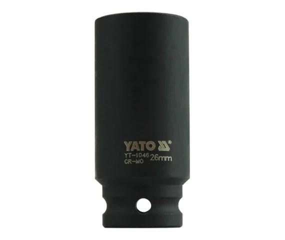 Головка торцева ударна шестигранна YATO 1/2" М26 х 78 мм