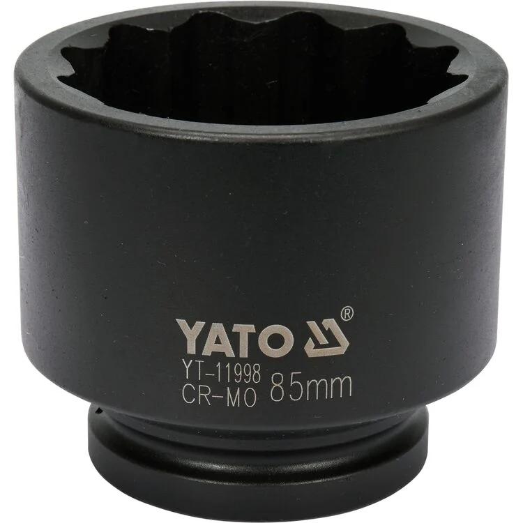 Головка торцева ударна дванадцятигранна YATO 1" М85 х 102 мм