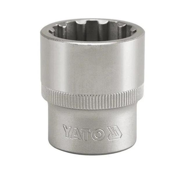 Головка торцева SPLINE YATO 1/2" M19 x 38 мм