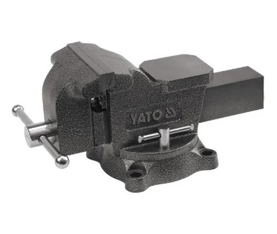 Лещата слесарные YATO оборотные с наковальней 125 мм 20 кг