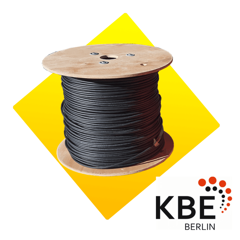 Солнечный кабель KBE 4мм, черный (Германия)