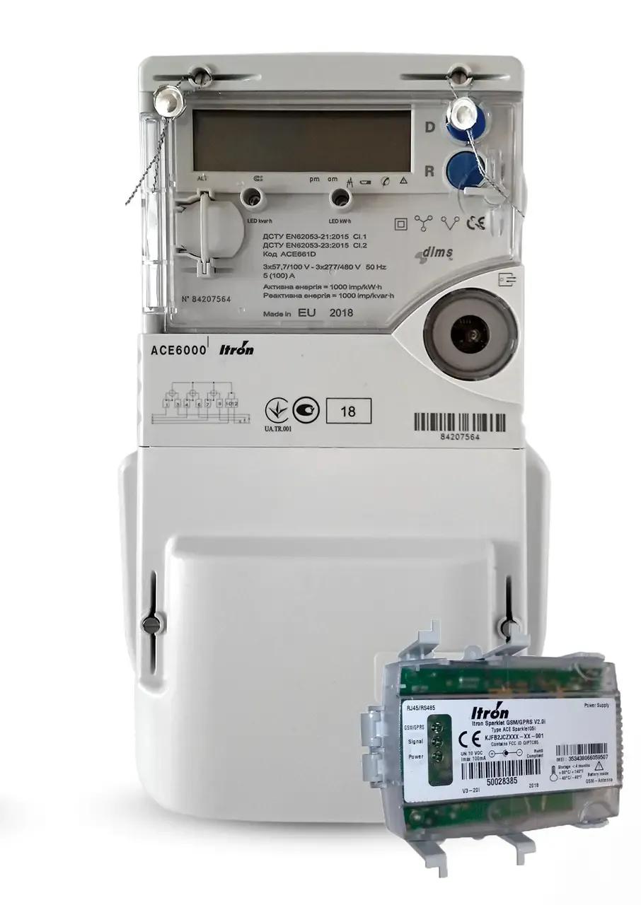 Лічильник електричної енергії ACE 6000 CL1.0 5/100А (9028301900)