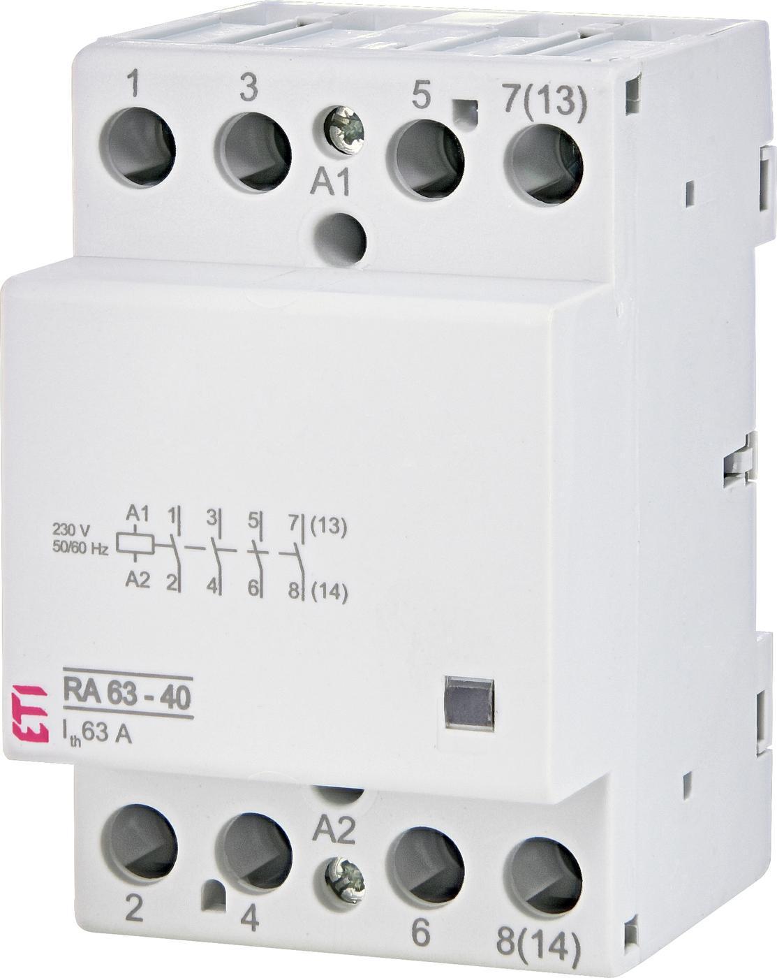 Контактор модульный RA 63-40 230V AC