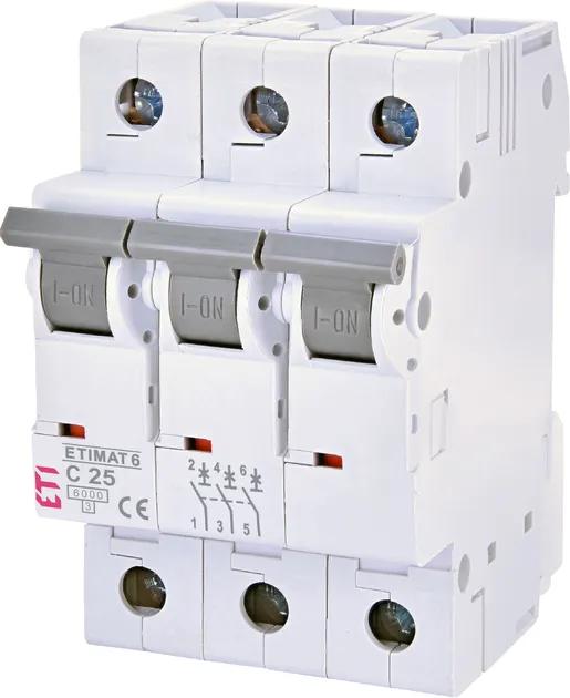 Автом. вимикач ETIMAT 6 3p С 25А (6kA)