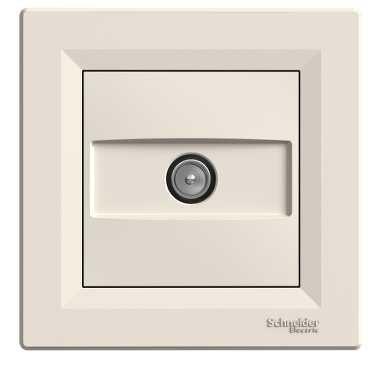 Розетка TV конечная крем Schneider Asfora EPH3200123