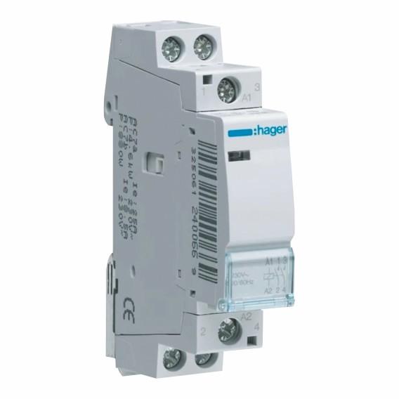Контактор 25A 2НВ 230В Hager ESC225